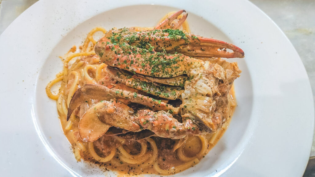 福津市麺屋Oggi_渡り蟹のトマトクリーム