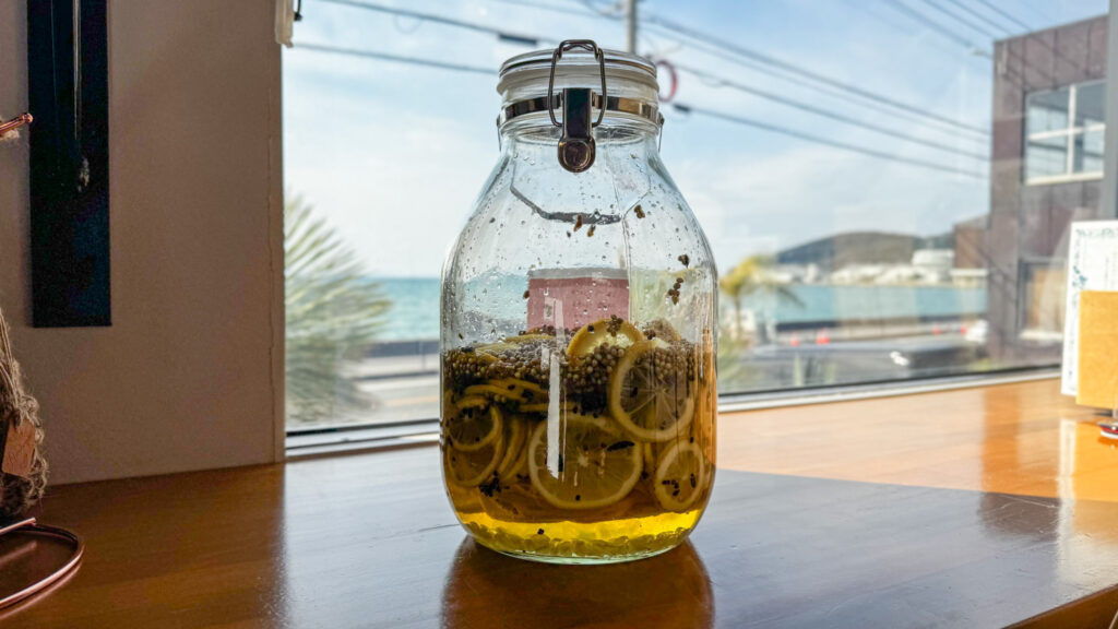 ザテラス 福津 カフェ レモンパウンドケーキ